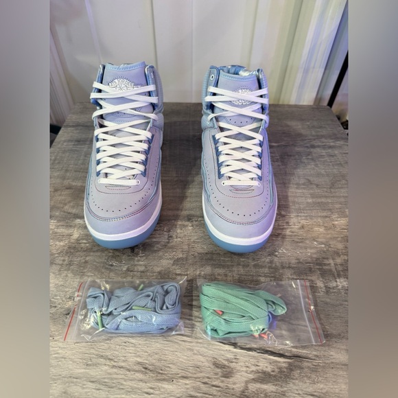 Jordan High-Top Sneakers - Light Blue and Gray - Picture 9 of 9